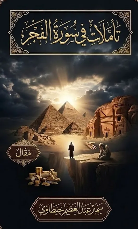 غلاف تأملات في سورة الفجر